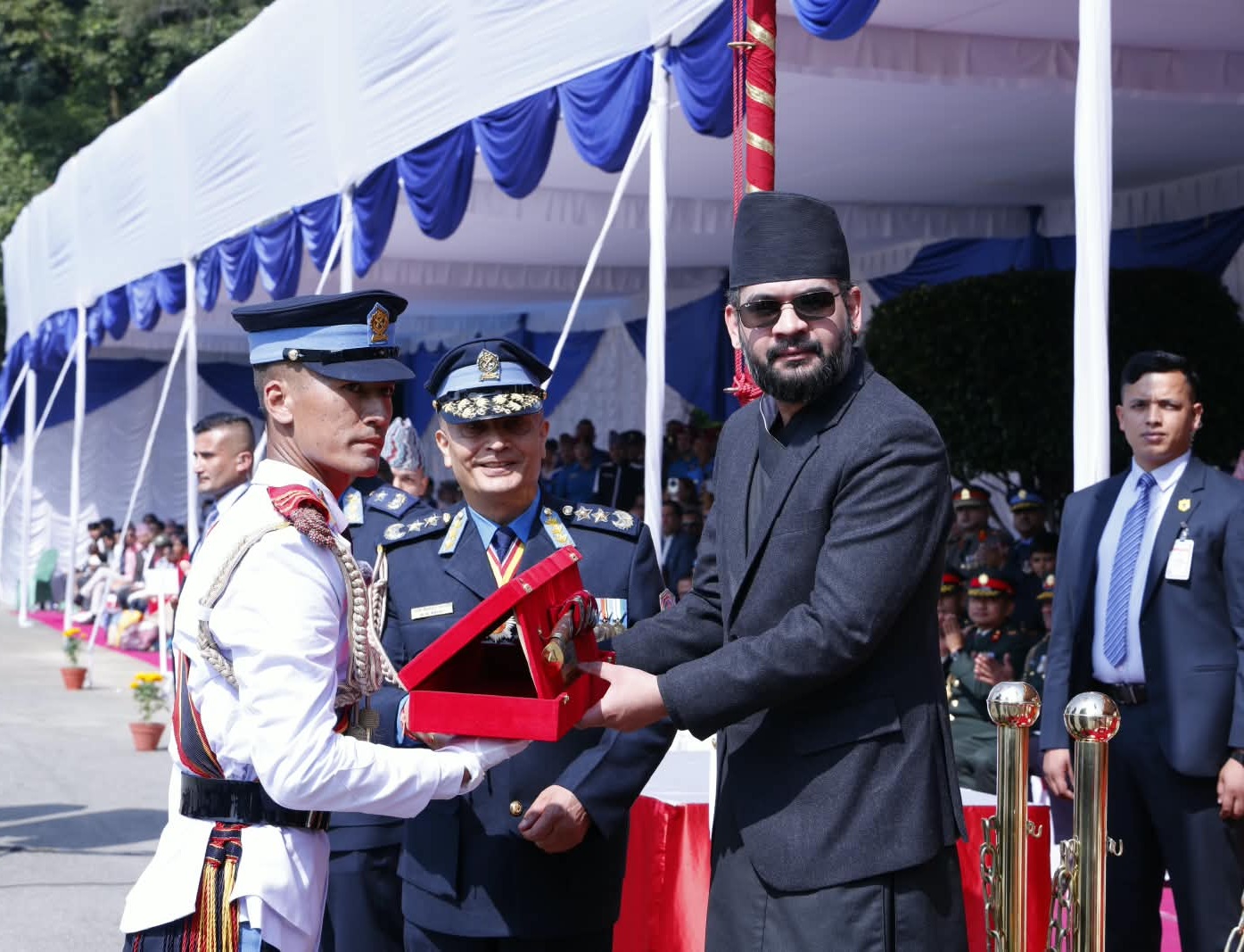 प्रधानमन्त्री बालेन्द्र शाहको प्रमुख आतिथ्यतामा प्रहरी निरीक्षक आधारभूत तालिम दीक्षान्त समारोह सम्पन्न